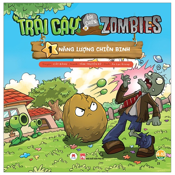Sách - Trái Cây Đại Chiến Zombie (Tập 1) - Năng Lượng Chiến Binh