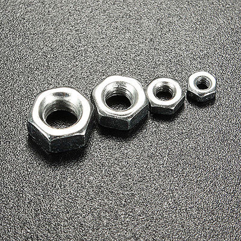 Set 100 Đai Ốc Lục Giác 2mm / 2.5mm / 3mm / 4mm / 5mm / 6mm Chuyên Dụng