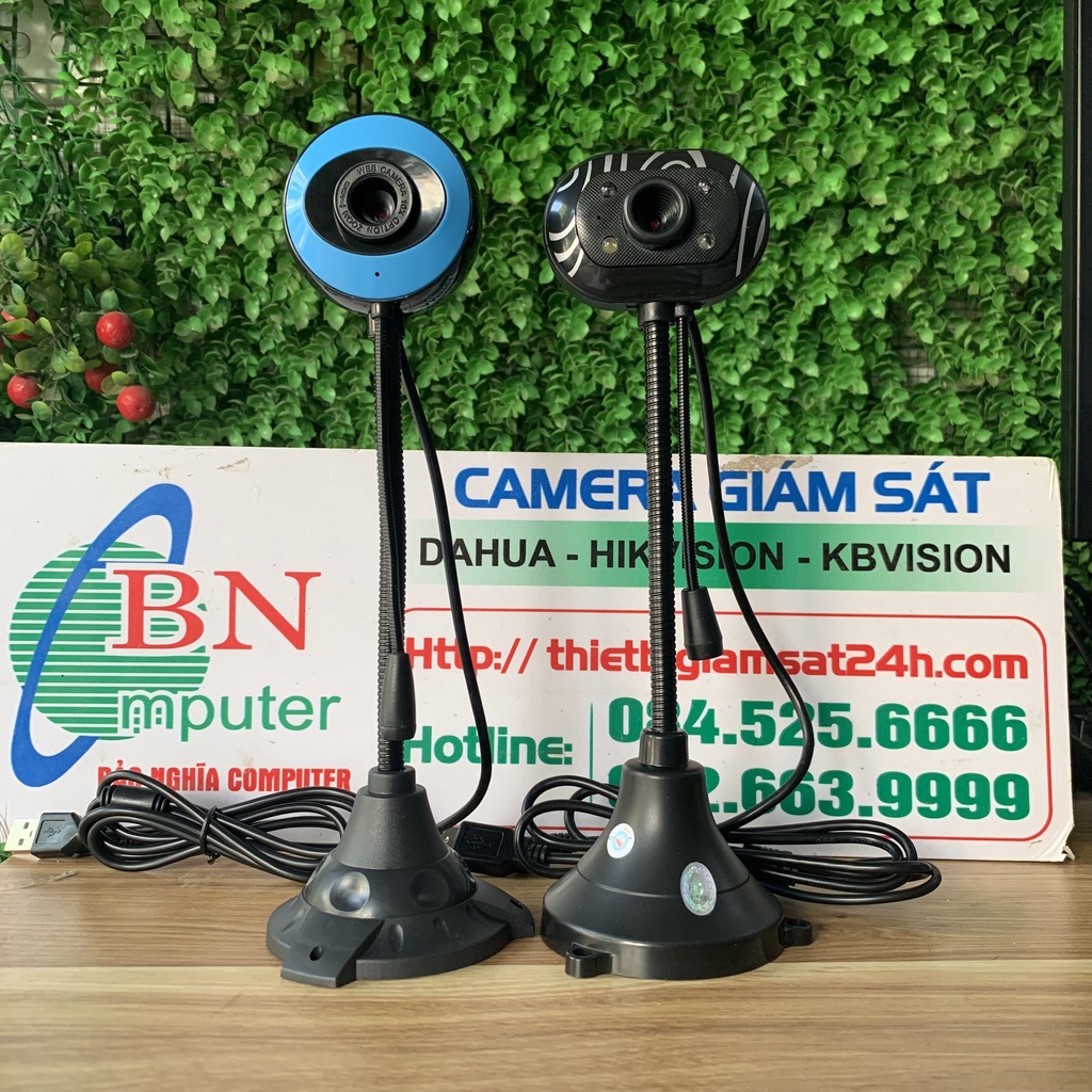 Webcam Hd 720P máy tính 2 mẫu có mic, học online trực tuyến