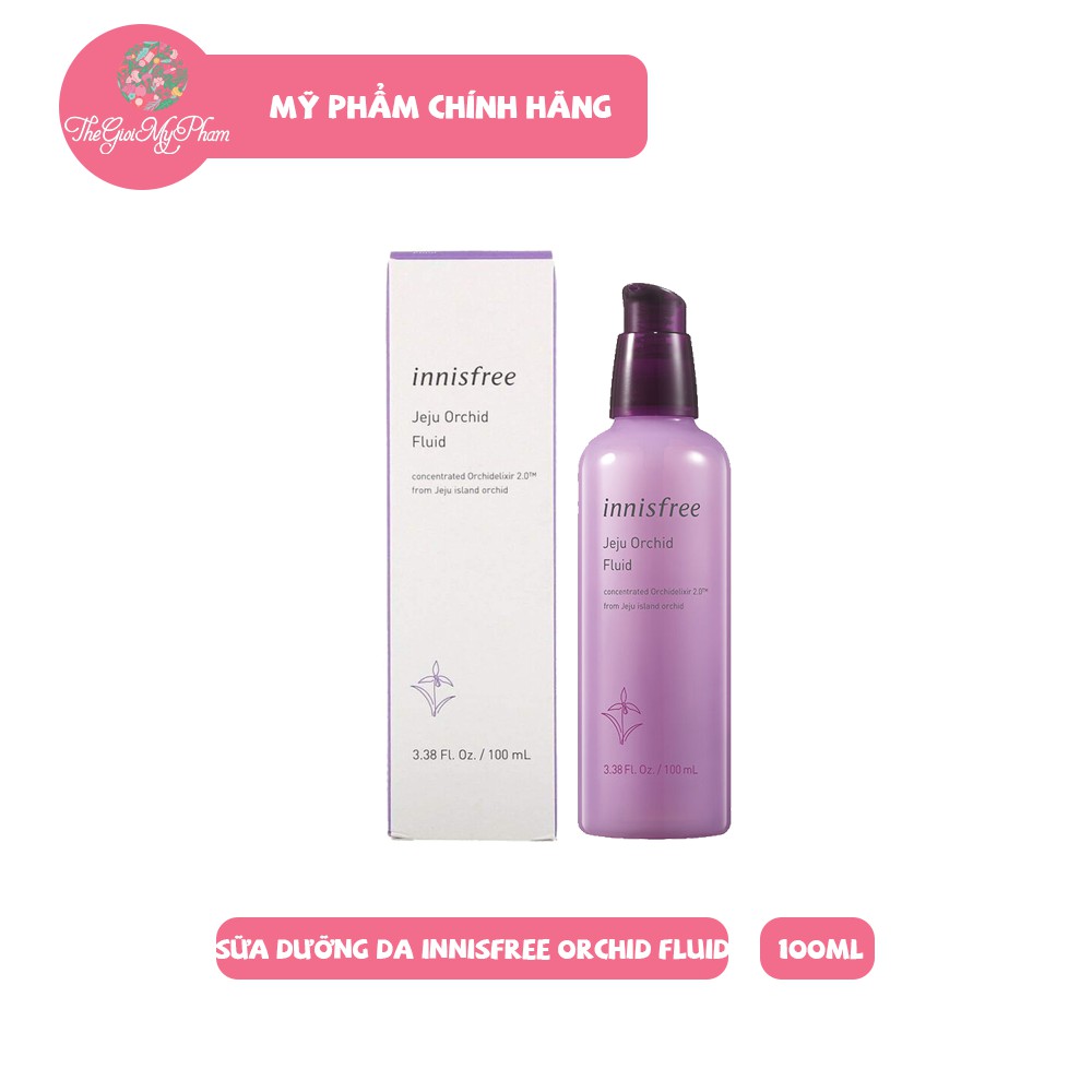 Tinh Chất Sữa Dưỡng Chăm Sóc Da toàn Diện Innisfree Jeju Orchid Fluid 100ml