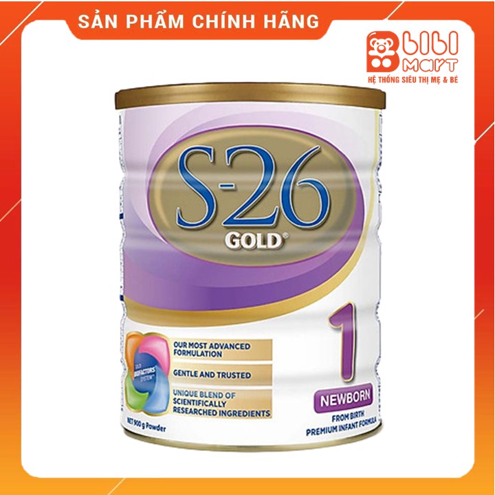 Sữa S26 Gold 1 - 900g , tăng đề kháng, tốt hệ tiêu hóa và phát triển toàn diện cho bé.