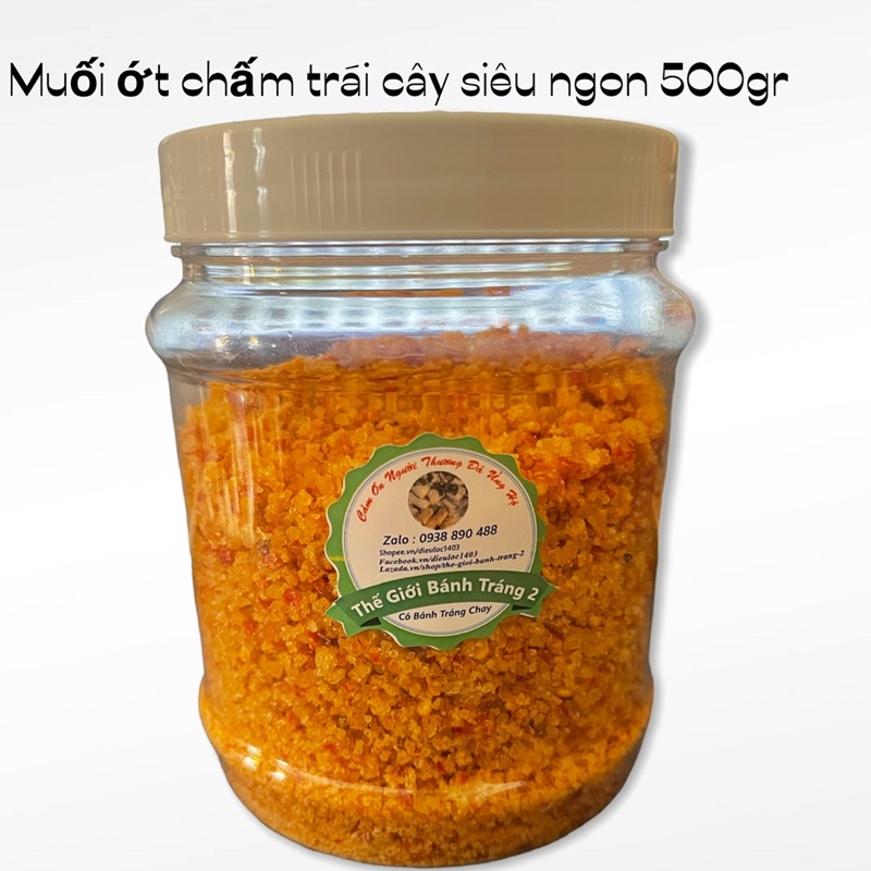 Muối ớt tỏi rang xay Tây ninh 500Gr Chính gốc Tây Ninh