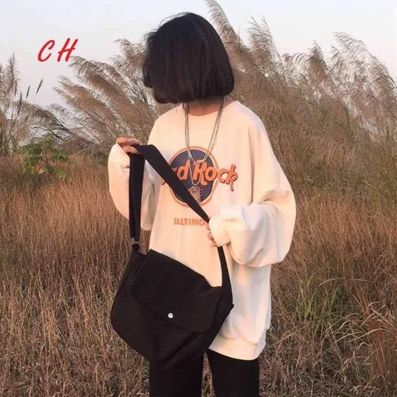 Sét áo hard rock bo tay + quần rộng xuông TH678