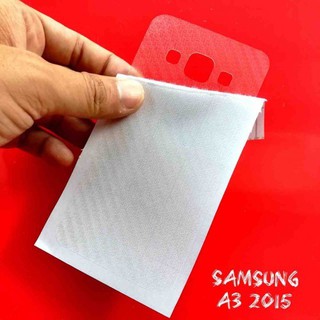Combo 10 miếng dán cacbon chống xước mặt lưng samsung a3,a3 2016,a3 2017.
