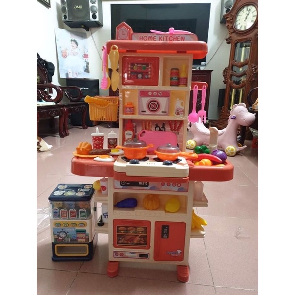 Bộ đồ chơi nấu ăn 2 tầng 43 chi tiết cao 75 cm cho bé