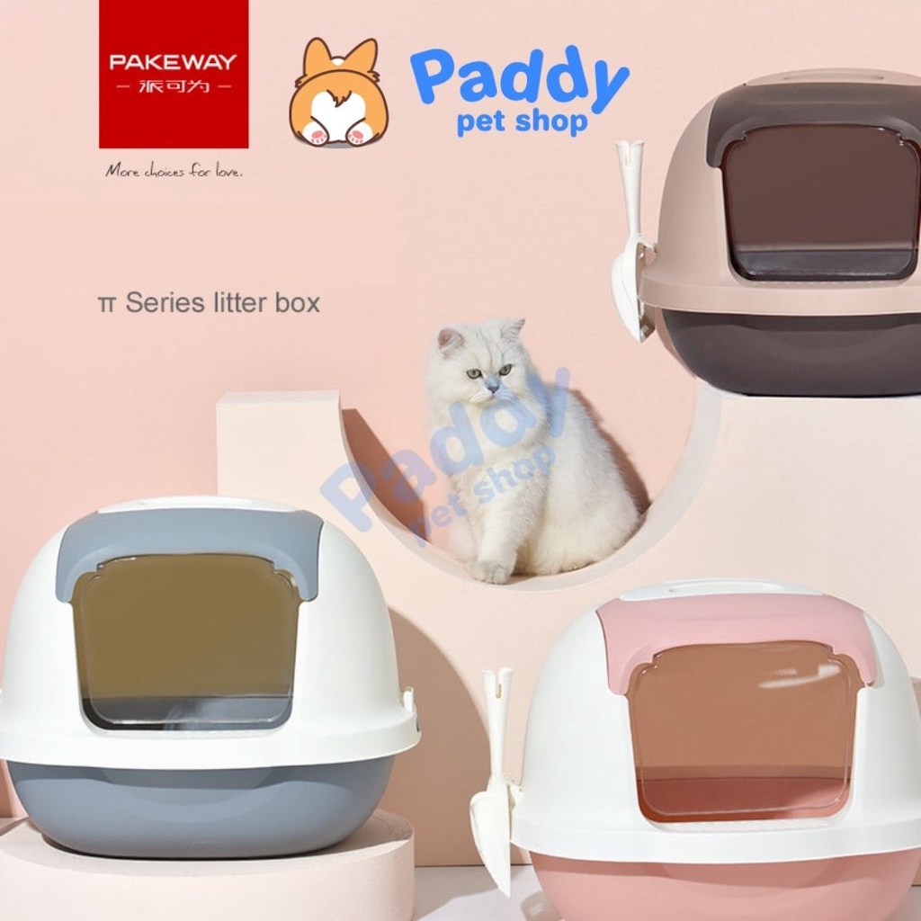 Nhà Vệ Sinh Mèo Cao Cấp - Tặng Xẻng (Chỉ Ship Hỏa Tốc HCM)