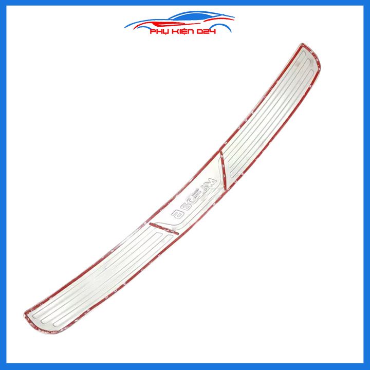 Ốp chống trầy cốp Mazda 6 2015-2016-2017-2018-2019-2020-2021-2022 inox sáng bóng bảo vệ xe chống va đập