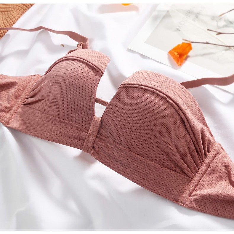 ÁO LÓT NỮ, ÁO NGỰC ĐÚC SU QUẢ NGANG THÔNG HƠI KHÔNG GỌNG NÂNG NGỰC TÔN VÒNG 1 - AL quả Vuông