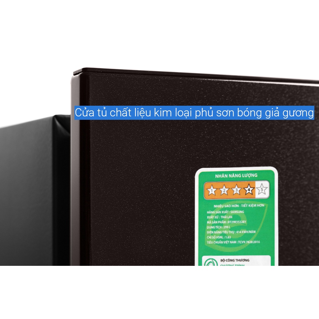 TỦ LẠNH SAMSUNG INVERTER 300 LÍT RT29K5532BU/SV