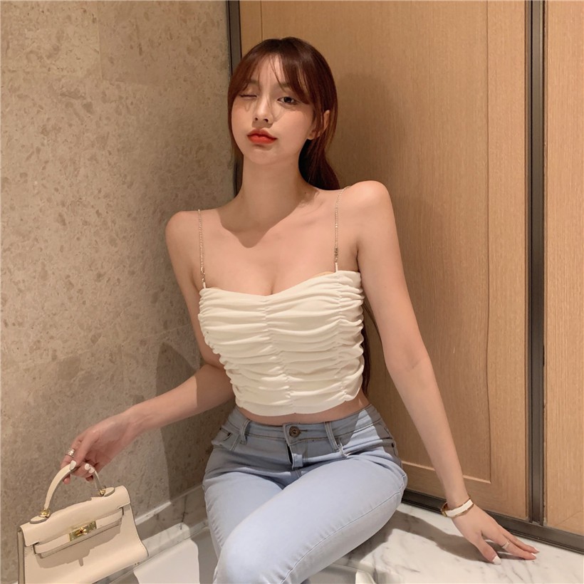 Áo sơ mi 2 dây thun nữ Emilyshop