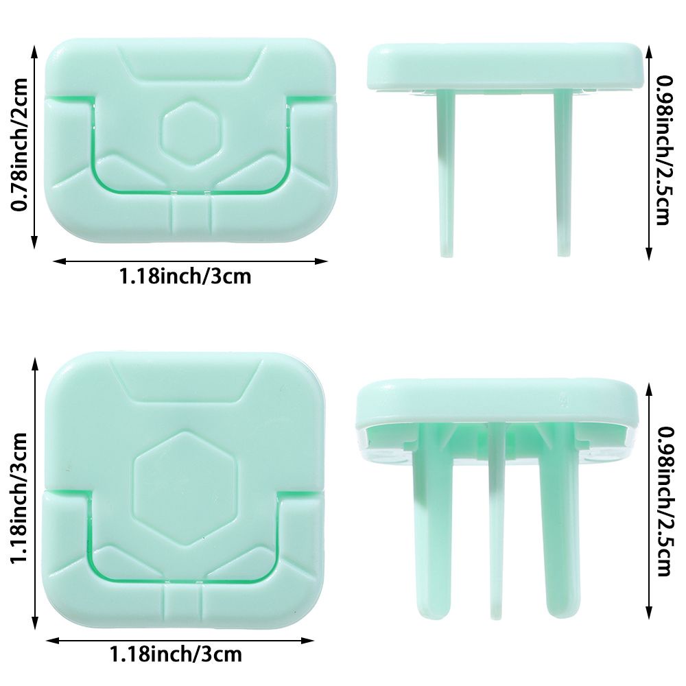 Phích cắm bảo vệ an toàn cho bé khỏi ổ cắm điện dễ lắp đặt Mihan1