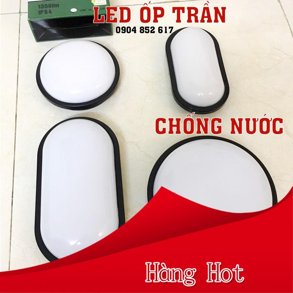 [Hàng Cao Cấp ] ĐÈN LED ỐP TRẦN NỔI 15W, 20W HÌNH TRÒN, HÌNH BẦU DỤC, VIỀN ĐEN, VIỀN TRẮNG, CHỐNG BỤI, CHỐNG NƯỚC, IP 65