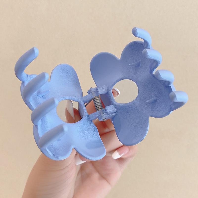 Kẹp Tóc Đính Hoa Lớn Màu Sắc Thời Trang Hàn Quốc