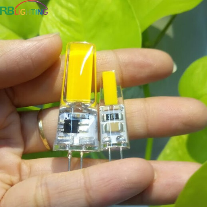 BÓNG LED CHÂN GHIM G4 COB ÁNH SÁNG VÀNG RB LIGHTING
