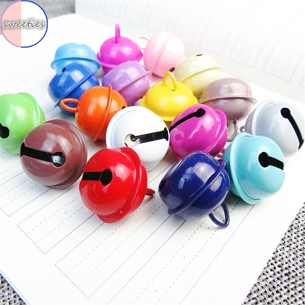 Set 10 Chuông Lục Lạc 22mm Màu Sắc Ngẫu Nhiên Tự Làm Đồ Trang Sức Tiện Lợi