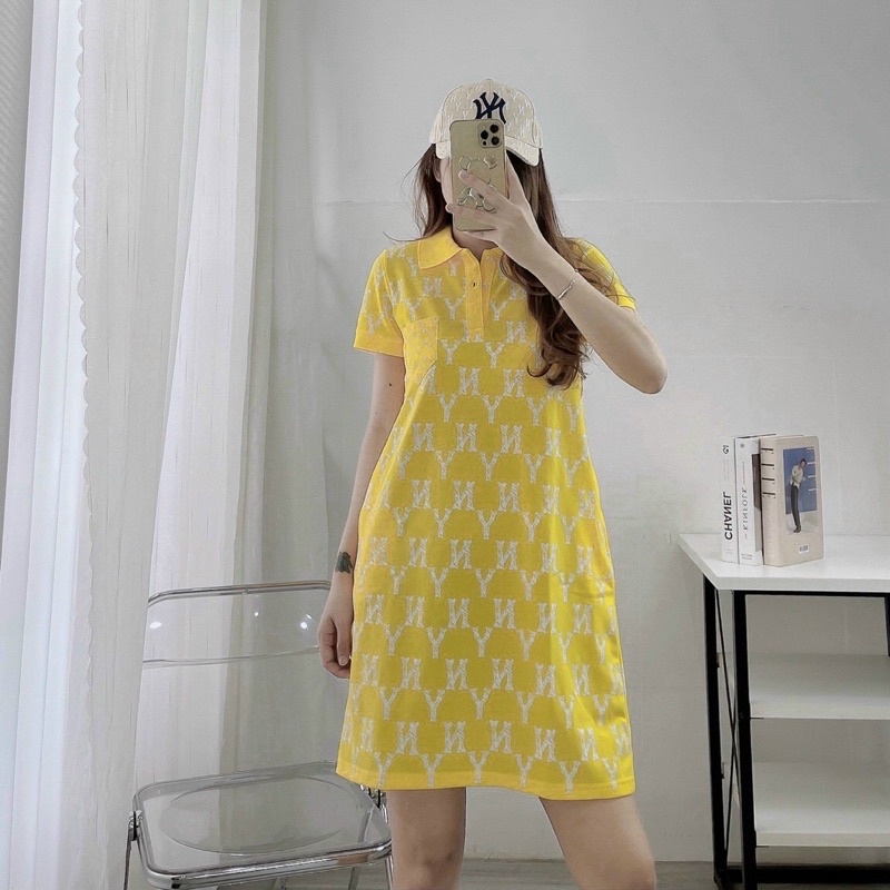 Đầm xuông  MLB hàng vnxk chất vải thun cotton mát mẻ thoải mái thời trang