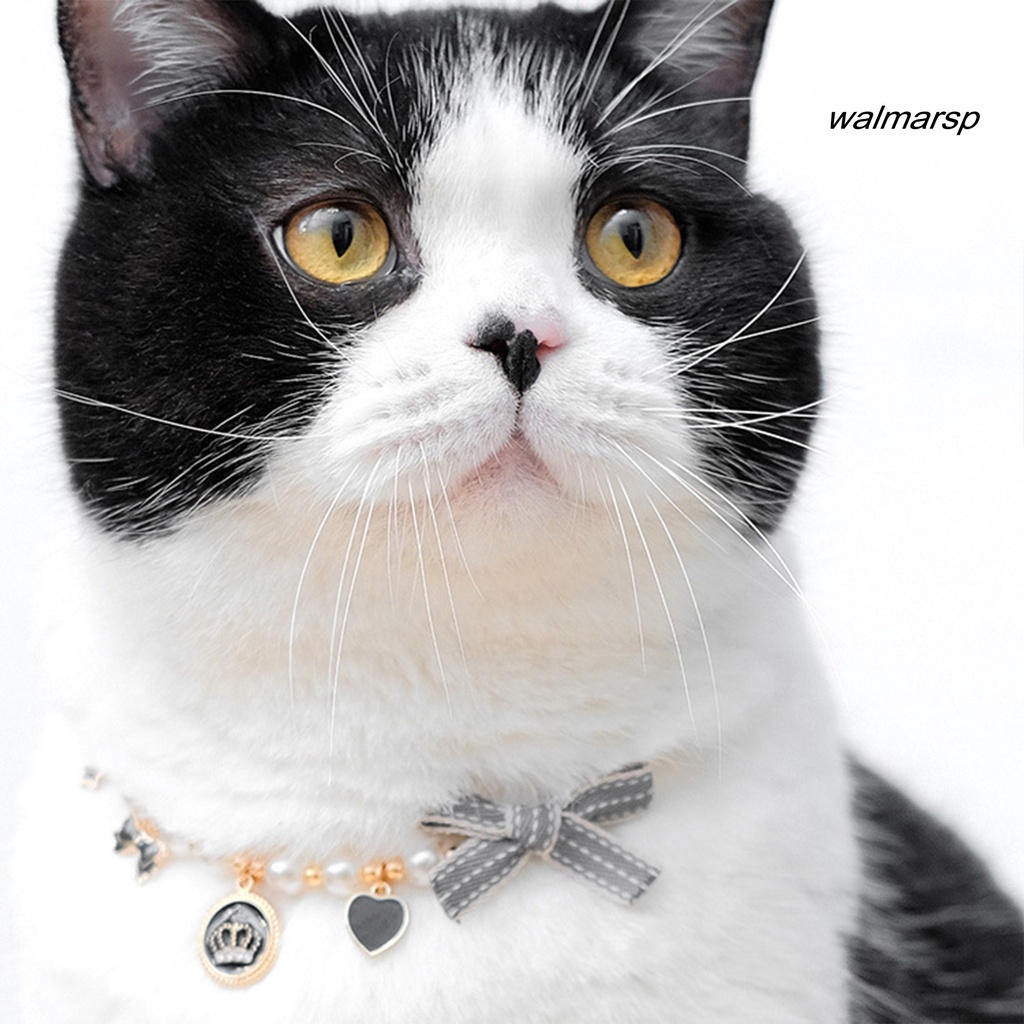 Vòng Cổ Ngọc Trai Bằng Nhựa Màu Sắc Tươi Sáng Trang Trí Cho Mèo