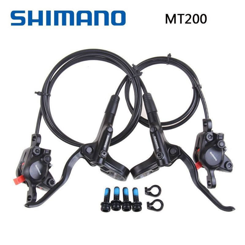 Bộ phanh dầu xe đạp shimano MT200 - Hàng chính hãng