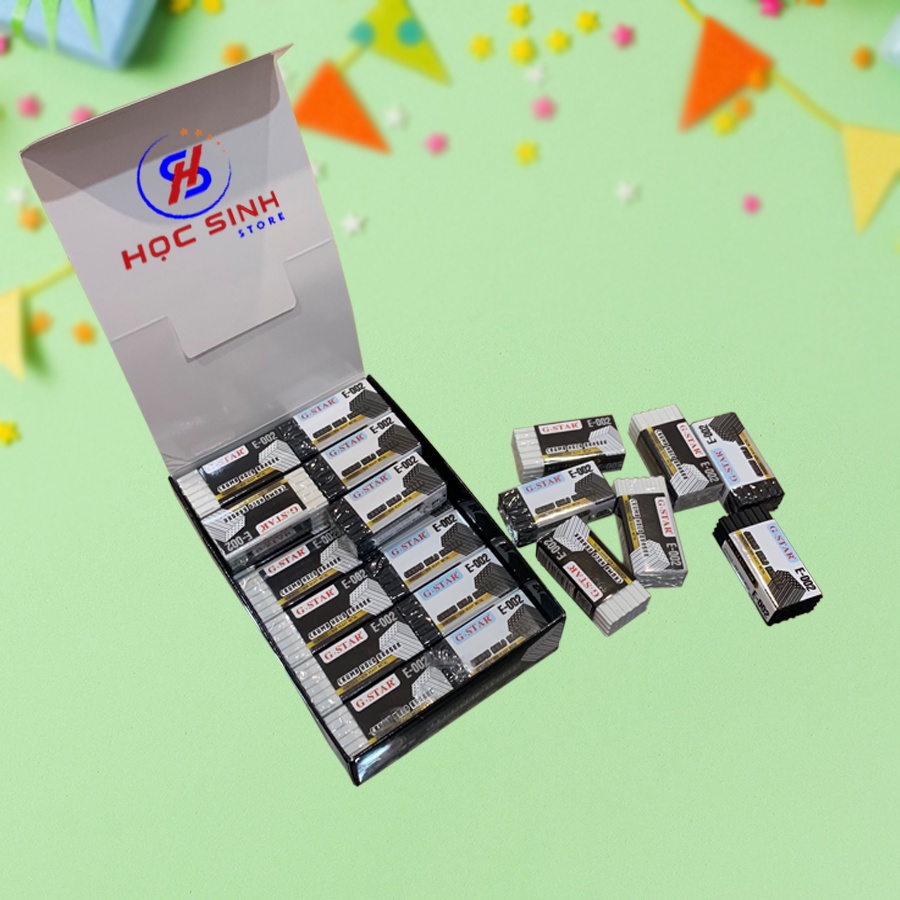 1 Cái Gôm Tẩy Bút Chì Cao Cấp Gstar E002 Chất Liệu Cao Cấp, Gôm Tẩy Sạch Sẽ, Tiết Kiệm ( Giao màu ngẫu nhiên )