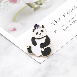 Cute Panda Brooch Garment Bag Accessories