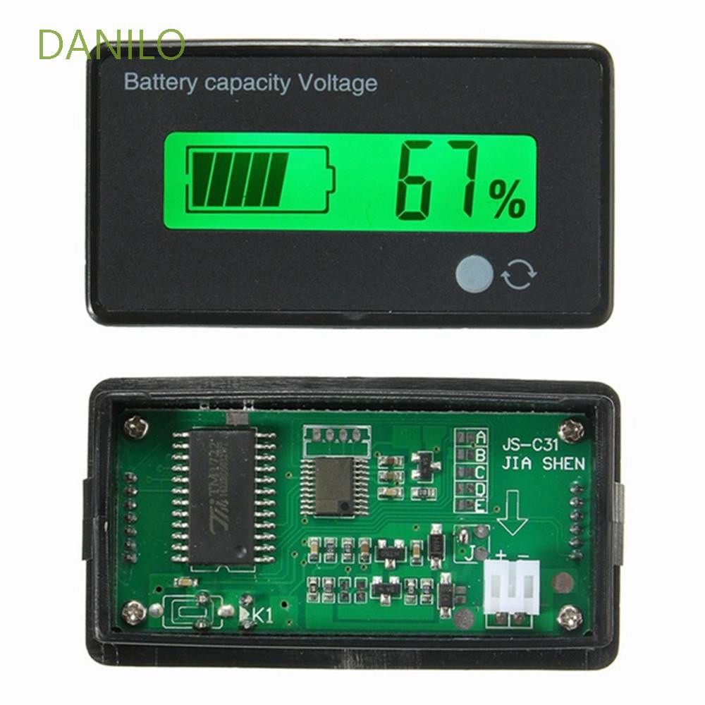 Thiết Bị Kiểm Tra Dung Lượng Pin 12 / 24 / 36v / 48v Màn Hình Lcd Nhiều Màu Sắc Kèm Dây Cáp