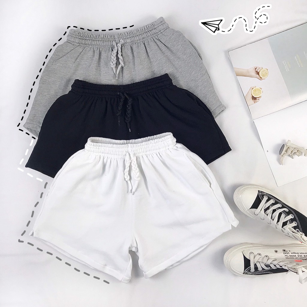 Quần Short Thun Nữ Trơn Ulzzang (ẢNH THẬT)