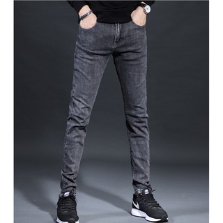 (BIGSIZE - size 35-40) QUẦN JEAN NAM SIZE LỚN CHO NGƯỜI MẬP - XÁM TRO