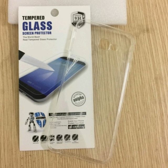 Combo dán kính + ốp dẻo cho Galaxy J4 Plus/ J6 plus 2018 trong suốt