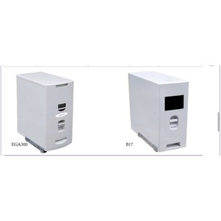 Thùng Gạo Âm Tủ EUROGOLD EGA300/ B17 1 NÚT NHẤN RAY ÂM GIẢM CHẤN MÀU TRẮNG 15KG