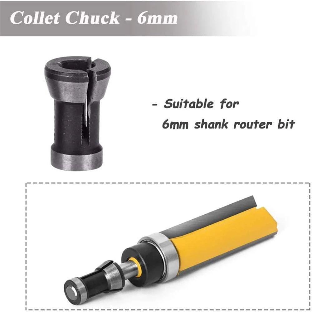 GOGOUP Set 1-3 Đầu Kẹp Mũi Khoan 6.35mm 8mm 6mm