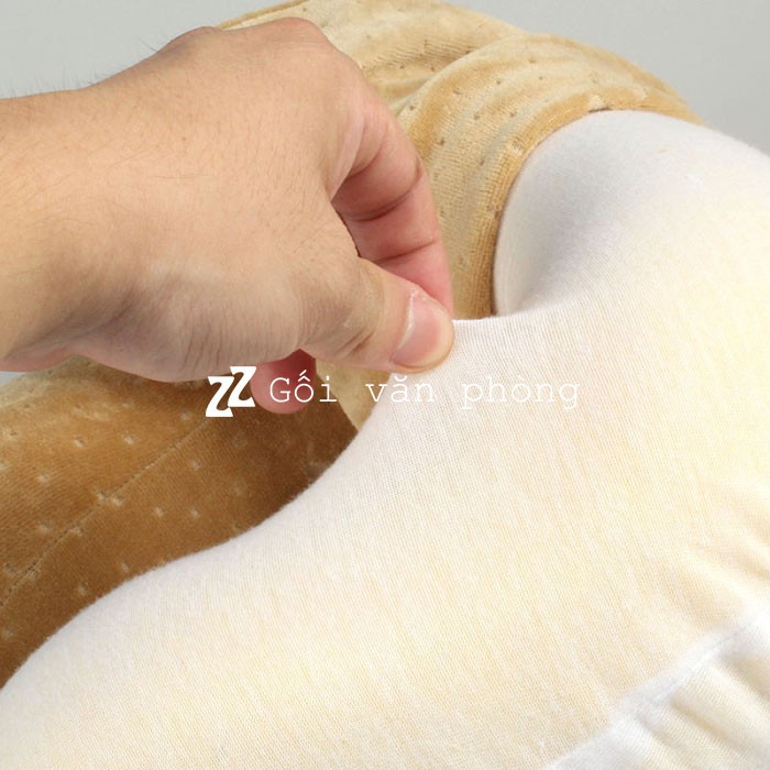 GỐI KÊ CỔ CHỮ U CAO SU NON ĐI Ô TÔ, MÁY BAY GLC-01 BIG SIZE ÔM SÁT CỔ GÁY