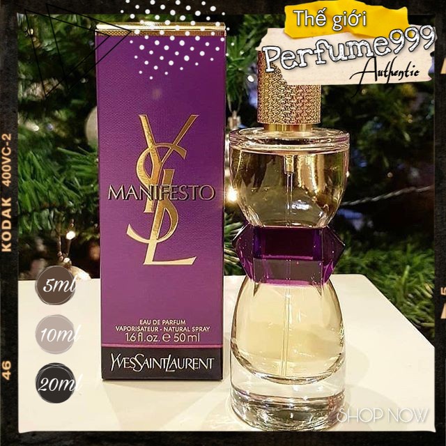 Mẫu Thử Nước Hoa Nữ YSL Manifesto 5ml/10ml/20ml
