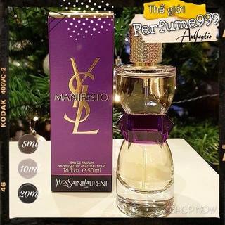 💮 mẫu thử nước hoa nữ ysl manifesto 5ml/10ml/20ml