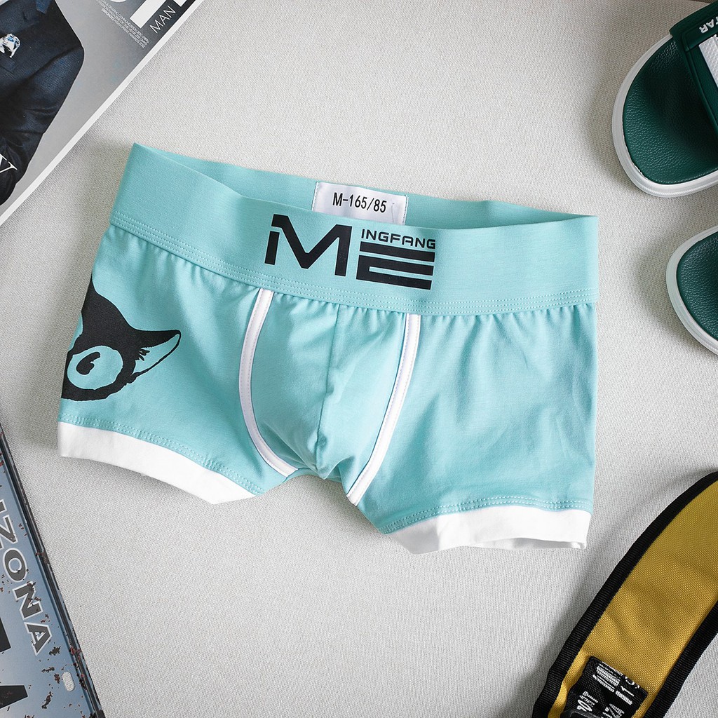 [Được kiểm hàng] Quần Sịp Nam Boxer Cotton MINGFANG Cao Cấp Rẻ Bền Đẹp, sịp mèo