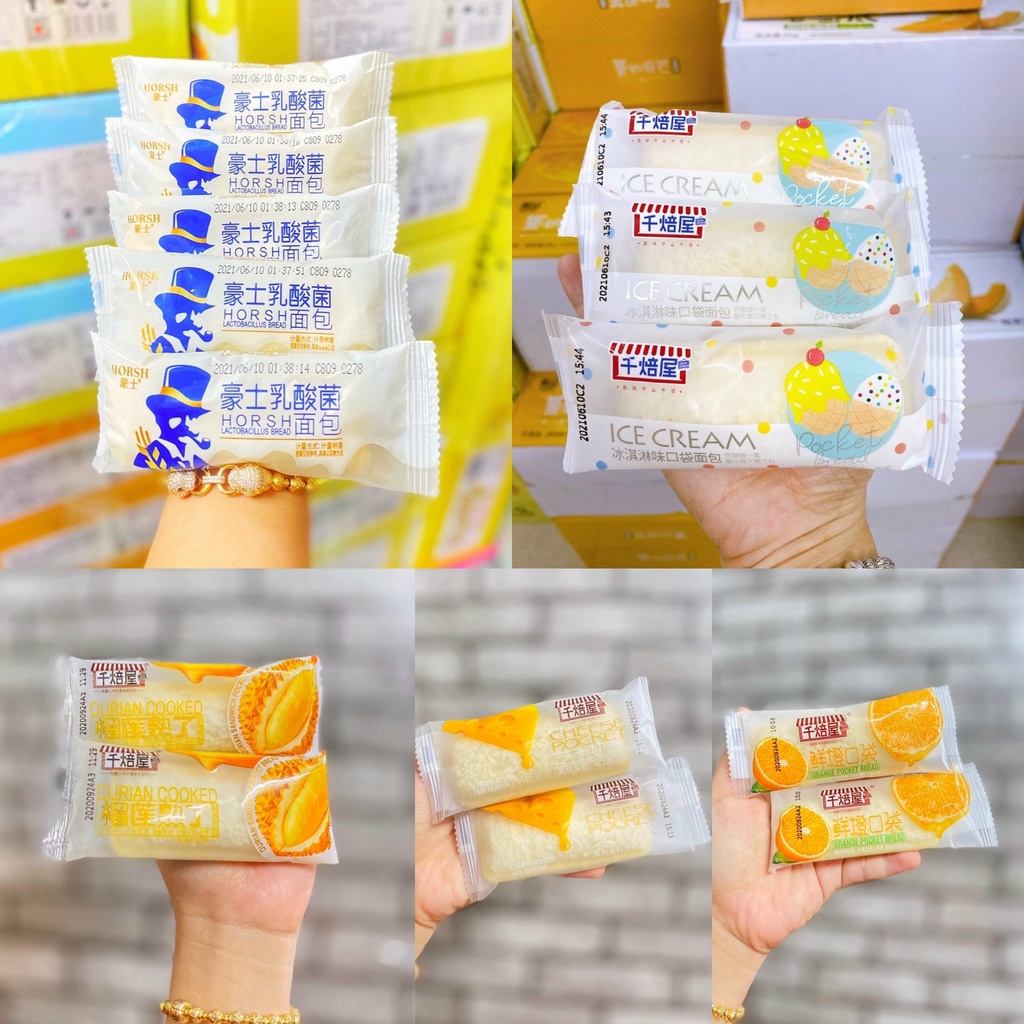 BÁNH SỮA CHUA ĐÀI LOAN MIX RANDOM VỊ SHOP CÓ SC ÔNG GIÀ  ( thùng 1kg )