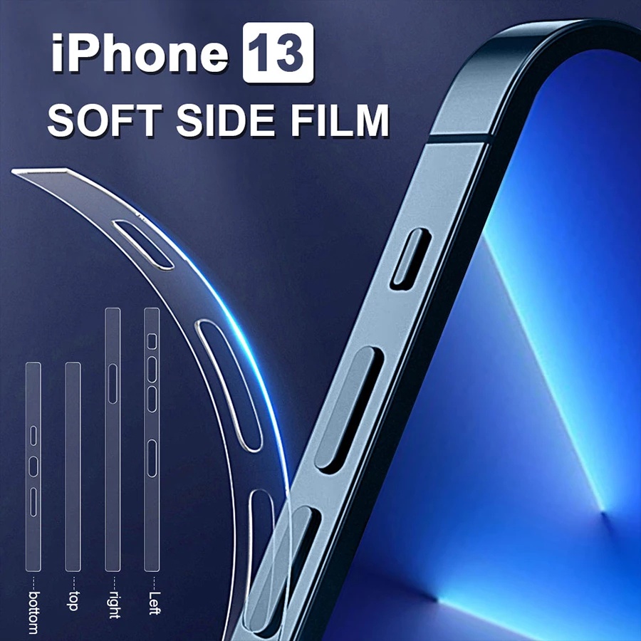 Bộ miếng dán bảo vệ mặt bên chống trầy xước thích hợp cho các dòng iphone 13