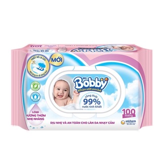 Khăn ướt Bobby care 100 tờ