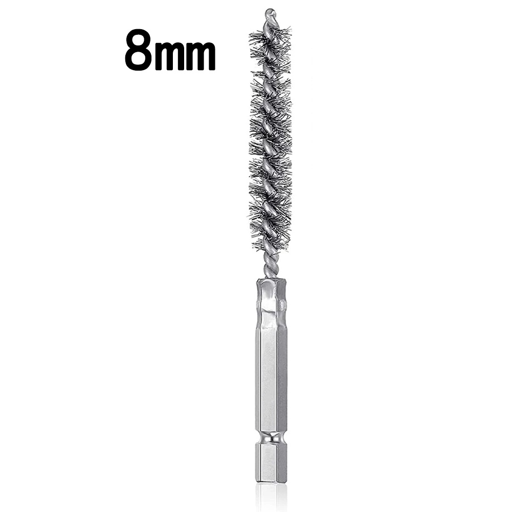 Bàn Chải Đánh Bóng Và Đánh Bóng Ống Thép Với Thanh Lục Giác
