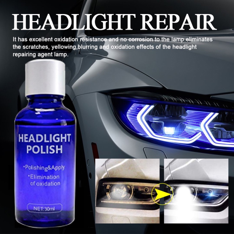 Chai xịt phủ đánh bóng đèn pha xe hơi SEAMETAL chống ố vàng 30ml