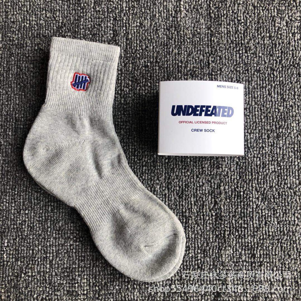 Đôi Vớ Thể Undefeated Thao Bằng cotton Họa Tiết Thêu Thời Trang 2022 Dành Cho Nam