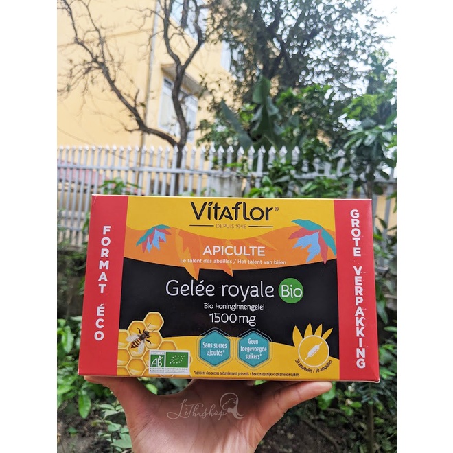 [Nội địa Pháp] Sữa ong chúa Vi-ta-flor 1500mg hộp 30 ống