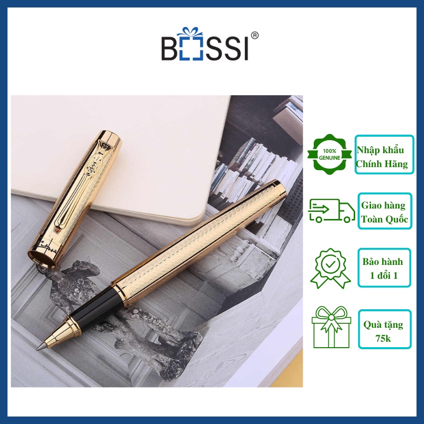 Bút ký Picasso 933RG ,Bảo hành 12 tháng, miễn phí khắc tên (tặng 1 túi nhung + 1 Ruột xanh) BOSSI