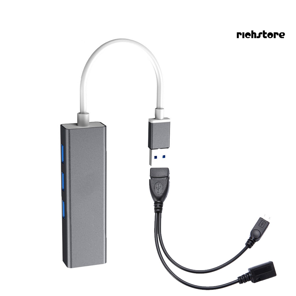 Bộ Chia 3 Cổng Usb Hub Lan Ethernet Cho Fire Gen 2 / 3 / 4