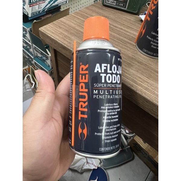 WT-350 Chai xịt chống rỉ sét bôi trơn Truper 235-550ml