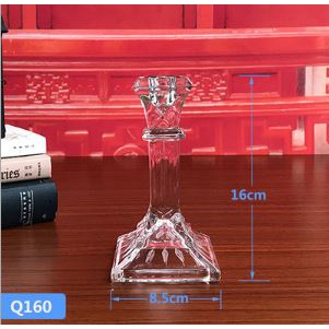 Chân nến thủy tinh trang trí tiệc