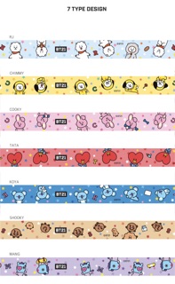 Dây đeo tay BT21 | Basic hand strap chính hãng (Sẵn Chimmy)