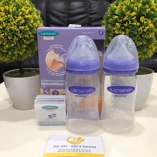 BÌNH SỮA LANSINOH 6M+ 240ML - Anh