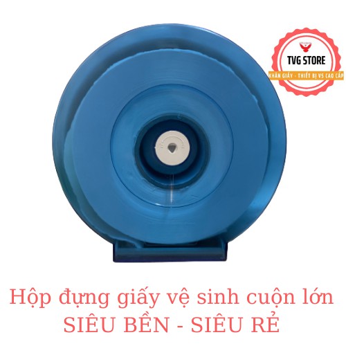 Hộp đựng giấy vệ sinh công nghiệp cuộn lớn SIÊU BỀN có khóa giấy