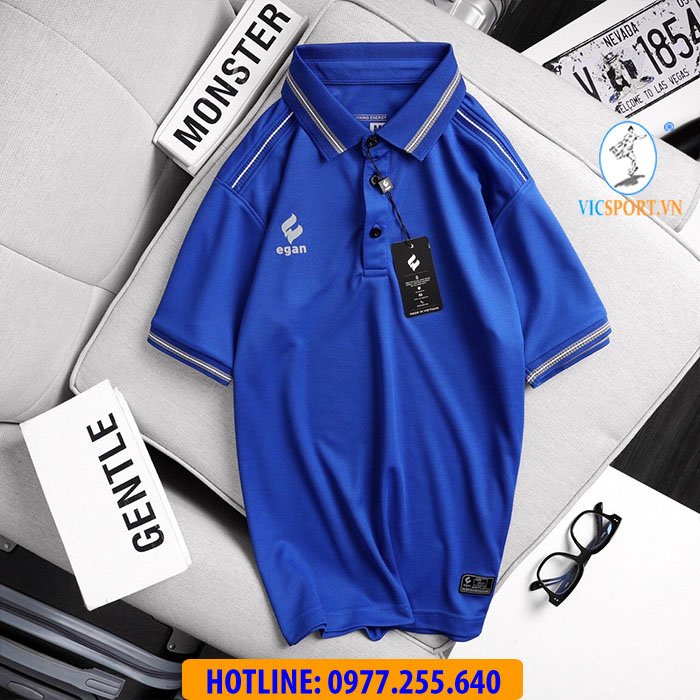 Áo Polo UV Egan Xanh Bích 03 Bảo Vệ Làn Da Phù Hợp Tập Luyện Thể Thao Đi Chơi Dạo Phố UV03 - Vicsportvn