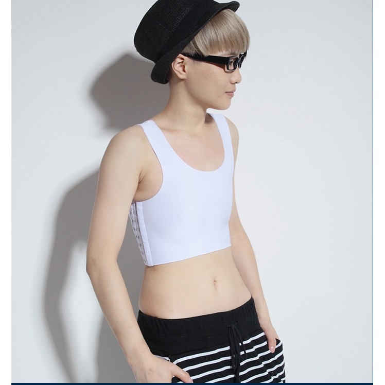 Áo ba lỗ lửng không viền - áo nịt ngực tomboy, lesbian, trans LynZee | BigBuy360 - bigbuy360.vn